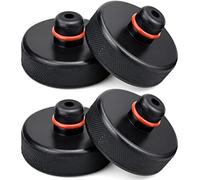 4pcs Jack Pad Bloc Cric Tesla Model 3 Caoutchouc Cric Tesla Tampon Cric Tesla Tampon pour Cric Hydraulique Bloc en Caoutchou Protéger Piles et Châssis pour Cric de Voiture Tesla Model 3
