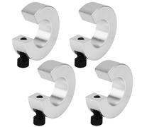 4pcs Jeu de Colliers d'Arbre pour Rail Linéaire SBR20, Colliers d'Arbre à Pince Alésage de 20mm avec Vis de Fixation M4 Collier d'Arbre Tout en un OD 40mm pour Industriel Automobile