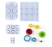 4PCS Jeu de société Moule en silicone, Résine époxy Échecs Moule en silicone Jeu de société Puzzle Échecs Moulage Moule DIY Échecs Faire Table Jeu Artisanat, Enfants Adultes Table Jeu de Famille