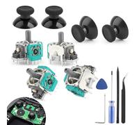 4PCS Joysticks pour Xbox One S/X Joysticks Remplacement Analogique pour Xbox Series S/X 3D Module Potentiomètre pour Xbox One Thumbstick Manette Accessoires avec Outils