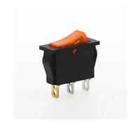 4Pcs KCD3 Rocker Switch ON-OFF 2 Position 3 Pin Electrical equipment With Light Power Switch 16A 250VAC/ 20A 125VAC NWPNLXEA(Gelb)