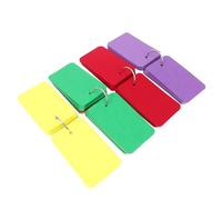 4pcs Keychain Mini Notebook portable Créatif Pads à la feuille en vrac