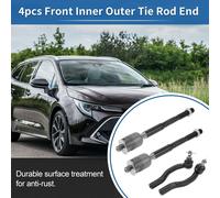 4Pcs Kit De 4 Embouts De Biellette De Direction Intérieure Et Extérieure Pour Suspension Pour Toyota Solara 04-08 Et pour Lexus Es330 04-06 Barre De Direction No.Es80603/Ev420