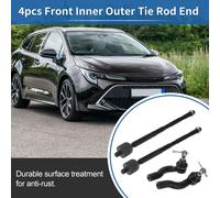4Pcs Kit De 4 Embouts De Biellette De Direction Intérieure Et Extérieure Pour Toyota Rav4 2001-2005 Et Pour Scion Tc 2005-2010 Barre De Direction