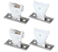 4pcs Kit d'ombrage Romain, en Plastique Roman Shade Cordr Lock et Cords Pulley Ensemble, Lisse, empêche l'effilochage du Cordon idéal pour Les Stores Romains tissés en Bois tissé