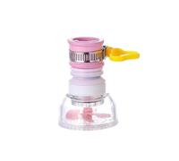 4PCS Kitchen Anti-Splashing Faucet Can Rotate Extend The Filter Home Universal Water Multifunction Wash Basin Shower Pour Cuisine(Pink)
