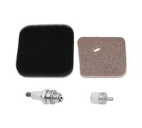 4pcs Kits de Réparation Filtre à Air et Carburant pour Tondeuse à Gazon Filtre à Carburant L7T Bougie d'allumage Compatible avec Stihl HS45 Accessoires de Tondeuse