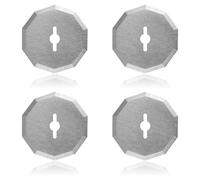 4pcs Lames Rotatives de Rechange, pour Tissu le Matelassage la Couture l'Artisanat, Compatibles avec Worx Ciseaux Électriques ZipSnip 4 V WX082L Compatibles avec RC2600K RC2601 RC2602 WX080L