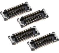 4Pcs Lecteur De Carte Micro Sd Connecteur Fpc Prise 16 Broches Compatible Avec Nintendo Switch Accessoires De Remplacement De Carte Mère,Noir