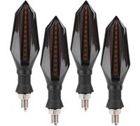 4PCS LED à double à Flux séquentiel Allumer la Lumière 12V clignotant Moto universelle - BOYOU