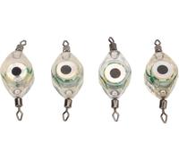 4PCS -LED -appât de pêche polyvalent eau déclenchée double rotation leurre eau salée - eau douce