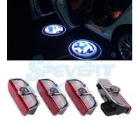 4pcs LED de porte de voiture Projecteur laser Logo Esprit, Lumire, Ombre pour vw VW Golf EOS Tiguan a1114
