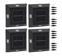 4pcs LED Solar Mur Light Outdoor Solar Light Outdoor Garden Courtyard Household Decorative Wall Lampe