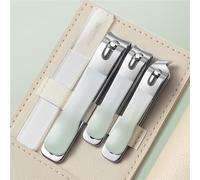 4pcs Lime à Ongles Ciseaux à Ongles Clipper Manucure Pédicure Kit Pratique à Utiliser Ensemble de Manucure Robuste pour Voyager,Rouge,A