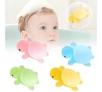 4PCS Little turtle handmade Essentiale oil soap, savon hydratant Little Turtle, savons en forme d'animaux mignons, savons de bain nettoyants, savon parfumé aux ingrédients naturels pour enfant