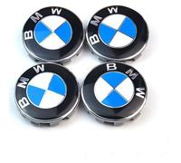 4pcs Logo Bmw 56mm Centre De Roue Cache Moyeu Jante Emblème Bleu Blancjantes Insigne - Accessoire