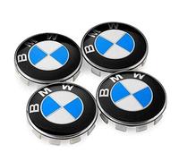 4pcs Logo Bmw 68mm Centre De Roue Cache Moyeu Jante Emblème Bleu Blancjantes Insigne