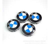 4pcs Logo Bmw 68mm Centre De Roue Cache Moyeu Jante Emblème Bleu Blancjantes Insigne