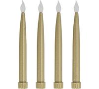 4Pcs Long LED Candles Light Battery Powered Electronic Long Candle Lamp for Christmas Holiday Wedding Birthday