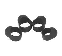 4pcs Longue à tambour Couvre les doigts en silicone confortable Fit creux Ensemble de manches de tambour à coups pour protéger les doigts s'applique également à d'autres