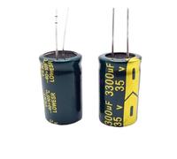 4pcs/lot H101 Low ESR/Impedance high frequency 35v 3300UF aluminum electrolytic capacitor size 16 * 25 3300UF35V 20% NWPNLXEA