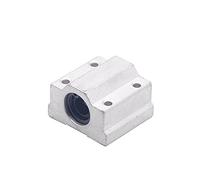 4pcs / lot SC20UU SCS20UU 2 Bloc roulement à billes linéaire 0mm CNC Pièce d'imprimante 3D de routeur