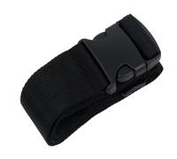 4Pcs Luggage Safe Strap Adjustable Travel Accessories One Word Suitcase Buckle Baggage Packing Belt pour Voyager(Black)