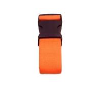 4Pcs Luggage Safe Strap Adjustable Travel Accessories One Word Suitcase Buckle Baggage Packing Belt pour Voyager(Orange)