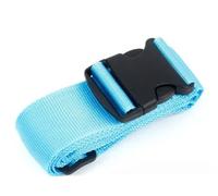 4Pcs Luggage Safe Strap Adjustable Travel Accessories One Word Suitcase Buckle Baggage Packing Belt pour Bagages(Sky Blue)