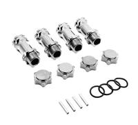 4pcs M17 17 mm M37 Adaptateur d'extension de moyeu hexadécimal 37 mm(Silver)