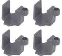 4Pcs Marine Fender Clip Ajustement facile Carrés surfaces plus lisses Pontoon Rail Bateau Clips pour pare-chocs