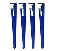 4pcs Metal Table Clamp, Adjustable Coffee Table Leg, F-Shape Dining Desk Foot, Iron Workbench Support, DIY Bar Leg, No Punching Design, with Adjustable Feet