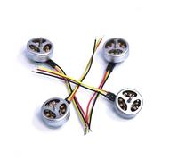 4pcs Micro 1103 moteur sans brosse 15000KV 1S-2S moteur à grande vitesse 3.7V 7.4V pour le modèle d'avion d'avion de drone RC