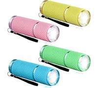 4pcs Mini Portable Torch,Flashlight Child Durable Multiple Uses Small Flashlight Waterproof Lanyard Led Daily Lighting Failures Current Emergencies Mountaineering Camping