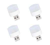4pcs Mini USB Night Lights Plug Plug In Bulbes Night Light, Lumière jaune, mini Lumière de nuit USB, Portable Home Lights USB LED Toilet Lights Lights Bulbe pour les enfants Halway Kitchen
