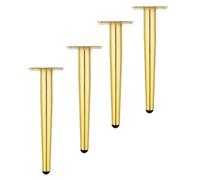 4pcs Mobères de jambes en acier inoxydable Pieds, jambes de lit Pieds d'armoire de cuisine, canapé canapé les jambes fixes du pied de garde-robe pour placard table basse de travail de travail