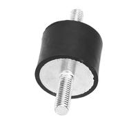 4pcs Monte en Caoutchouc, Supports en Caoutchouc M6 Isolateur de Vibration avec Résistance à la Déchirure 14 MPA pour les Compresseurs d'air, Moteurs, Pompes à eau. Matériel Environnemental, (Vv25