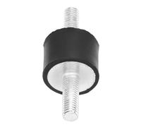 4pcs Monte en Caoutchouc, Supports en Caoutchouc M6 Isolateur de Vibration avec Résistance à la Déchirure 14 MPA pour les Compresseurs d'air, Moteurs, Pompes à eau. Matériel Environnemental, (Vv20