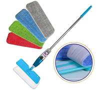 4pcs Mop Remplacement,Housse de Nettoyage de Rechange Mop,pour Microfibre de Balai Bona les Serpillères Spray,42 14cm