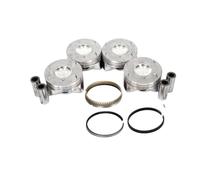 4pcs moteur piston and ring set compatible avec 06-15 civic 16-19 h-V 1,8L R18A1 R18A2 SOHC s'adapte aux modèles de remplacement Partie 13010-RNA-A00