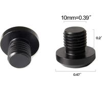 4Pcs Motorcycle Aluminum CNC M10 x 1.25 Mirrors Hole Banking Plugs Screws replacement for Yamaha FZ-07 MT-07 SUZUKI