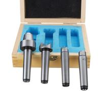 4pcs MT2 Wood Lathe Tool Lathe Live Center Set Drives Spur Cup Wood Centr Center Milling Machine ACCESSOIRES