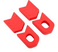 4pcs MTB Road Bike Kurbel Armschutzbedeckung Kurbel Cap Silicon Bootsred