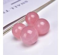 4pcs Nature Wonders Crystal Ball Sphere Rose Quartz Spheres for, Attracting Love, Palm Stones, TouchStones,24~26mm