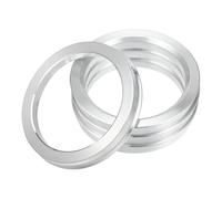 4pcs OD 83.1mm 71.5mm 73.1mm 74.1mm to ID 66.9mm 71.1mm Bagues centrées pour moyeu de roue Alliage d'aluminium Entretoises Roue Voiture(71.6mm to 71.1mm)