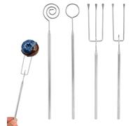 4pcs Outils Tremper Chocolat, Fourchette et Cuillère en Acier Inoxydable pour Tremper Bonbons Fourchettes à Fondue Accessoires Pâtisserie Convient pour Fabrication Bonbons Décoration Gâteaux
