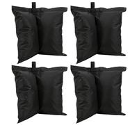 4PCS Oxford Cloth Durable Black Tent Fixed Sandbag Grande capacité Bon anti-fuite Outdoor Parasol Parapluie Sand Bag