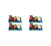 4Pcs PA-2A 2 Voies Haut-Parleur Crossover Treble + 450W Pure Bass Subwoofer Diviseur de FréQuence Filtres DIY pour la Maison