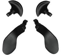 4PCS Paddle Arrière en Métal pour PS5 DualSense Edge Controller, Pièces interchangeables pour PS5 DualSense Edge Wireless Controller (Noir)