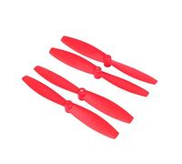 4pcs pales d'hélices de Drone de RC, Rouge pales d'accessoires de Rechange pour Le Perroquet RC minidrones Roulant l'araignée/Drone de Cargaison aéroporté/Drone de Nuit aéroporté/Drone d'hydropt